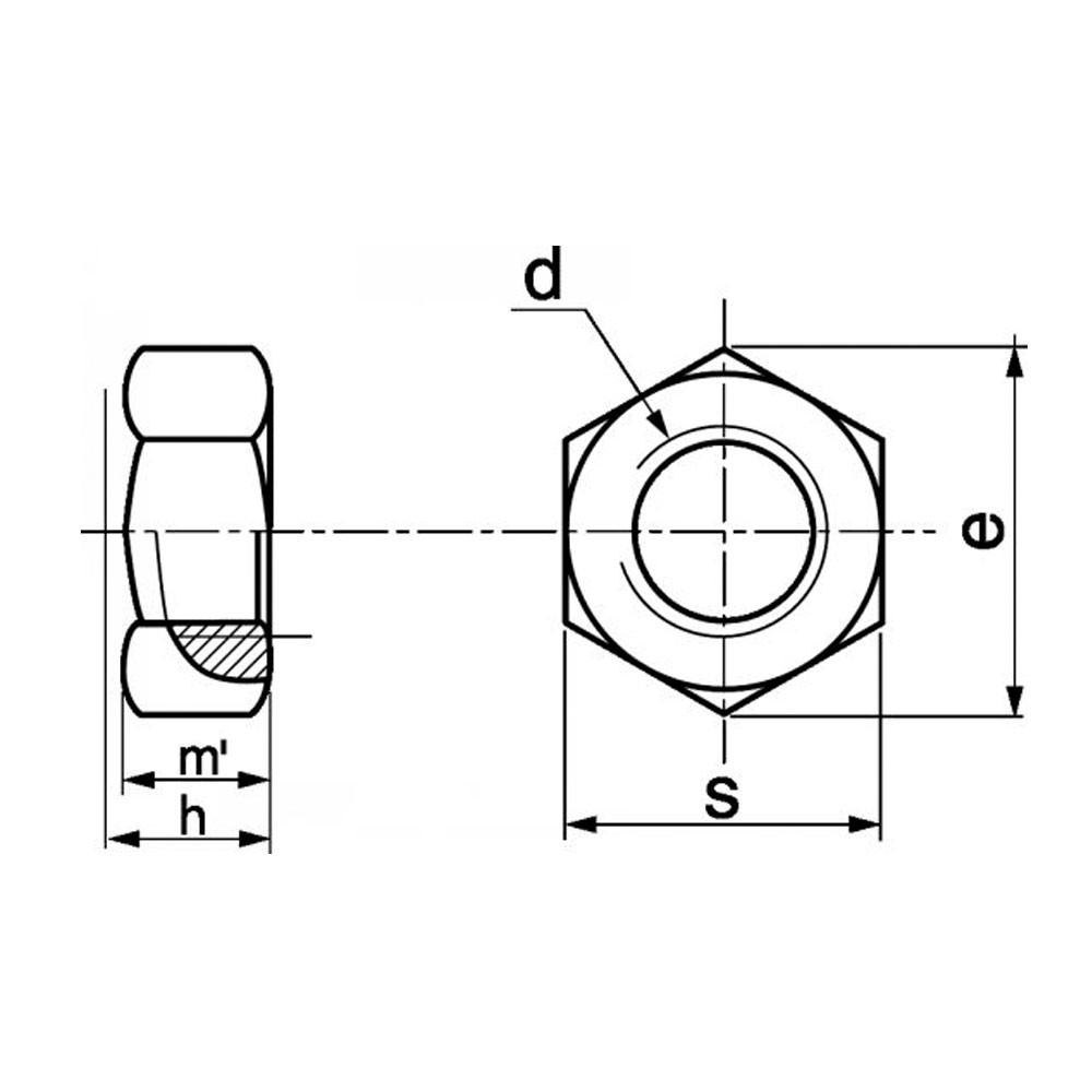 Écrou hexagonal auto-freiné - Inox A4 (sachet) - qualité