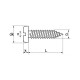 2X25mm tête cylindrique large fendue