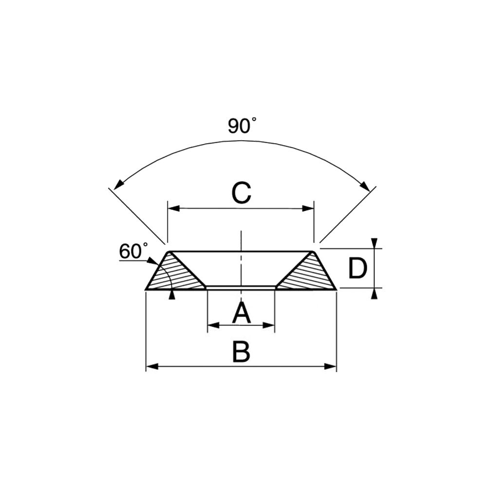 Rondelle cuvette Pleine Inox A4 M5 - 1 pièce