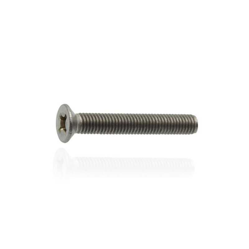 Lot De 100 Vis à Tête Plate Phillips M8-32 – Inox 18-8, Longueur 3/16 Pouce
